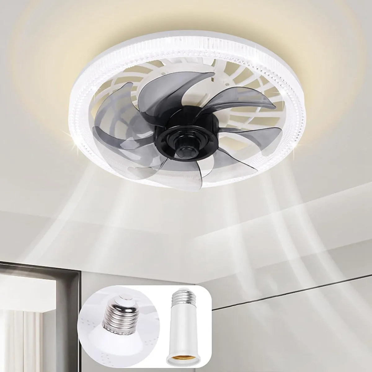 🌬️💡Lámpara Ventilador: Frescura y Estilo en un Solo Producto