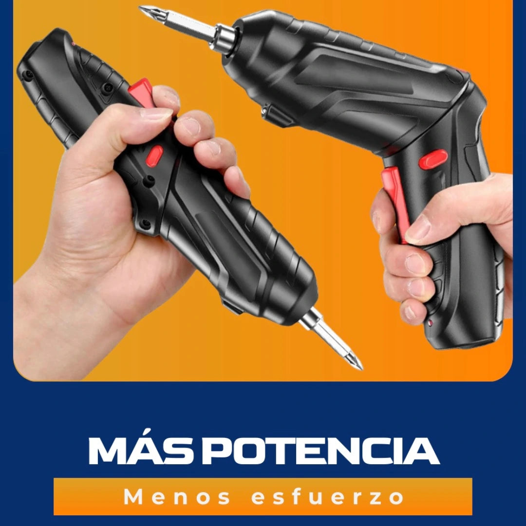 Kit Destornillador Eléctrico Recargable 47 Piezas🛠️⚡