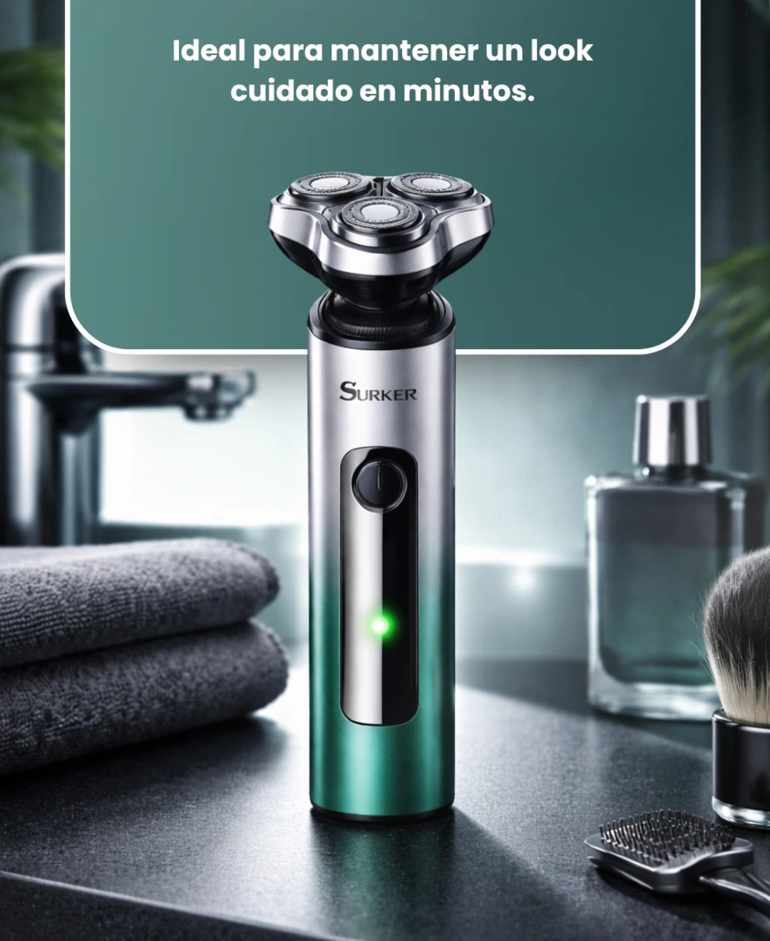Maquina de Afeitar 3 en 1, Rutina de cuidado completa✨