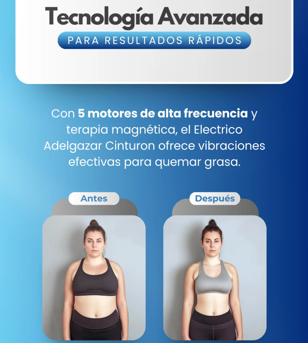 Cinturón adelgazante Masaje Eléctrico Electro SuperSlim5x®︎🔥