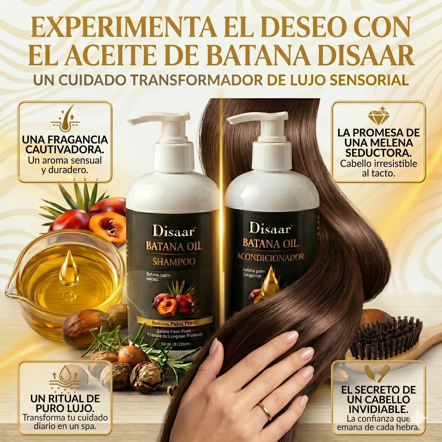 Shampoo y Acondicionador de Batana ✨🌿(2 x 1 ) Tratamiento Capilar🤎