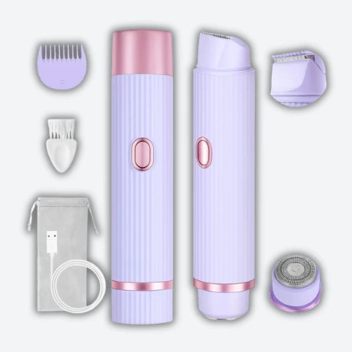 Depiladora Recargable 2 en 1 ✨ Piel suave, segura y sin irritación en minutos 💜