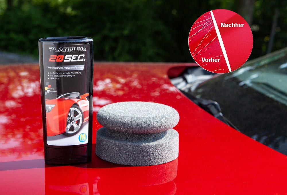 Crema Platinum 20 SEC- Reparador de rayaduras en solo 20 segundos 100ml