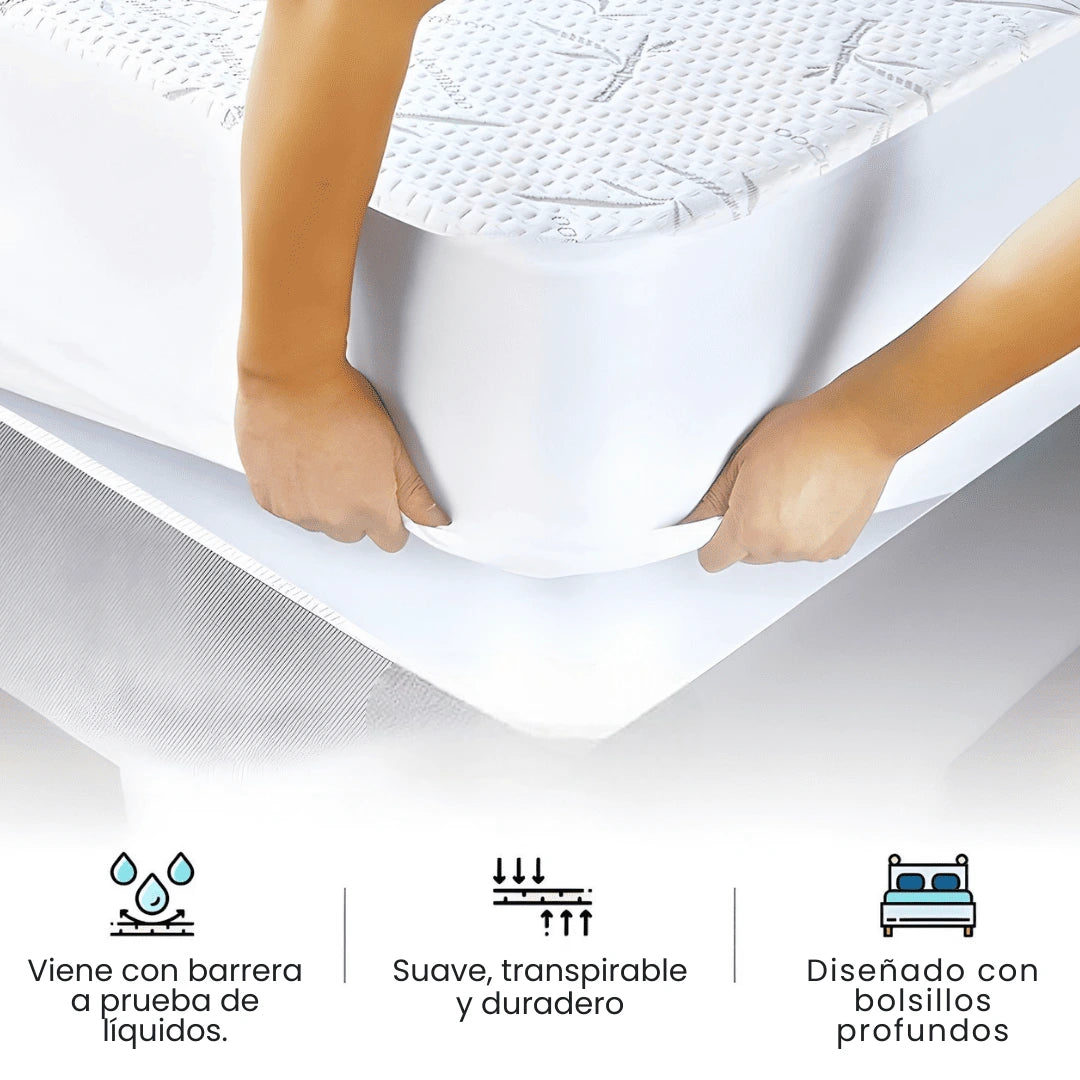 🛌 ¡Protege tu Colchón con la Tecnología de SAFEBED™! Protector impermeable✨