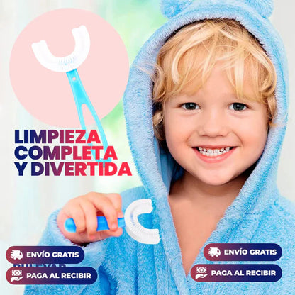 Cepillo de diente para niños en forma de U ( 2x1 )