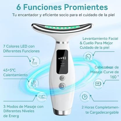Masajeador Facial | Elimina Papada Cuello Reafirmante Colágeno.