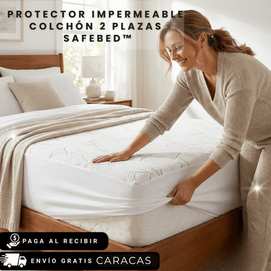 🛌 ¡Protege tu Colchón con la Tecnología de SAFEBED™! Protector impermeable✨