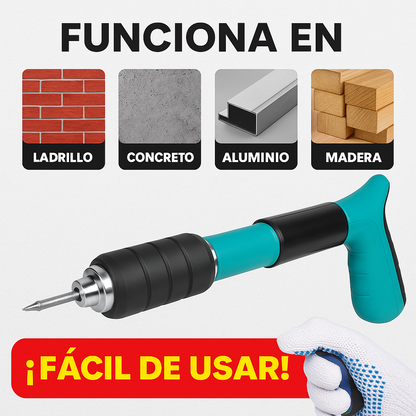 Pistola de clavos y remaches portátil + 🔥 ¡10 CLAVOS GRATIS! 🔥