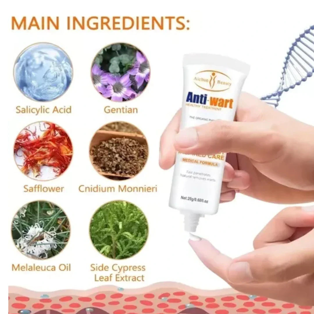 Crema removedora de verrugas⭐