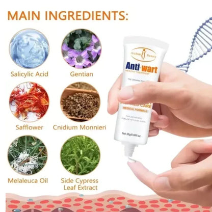 Crema removedora de verrugas⭐