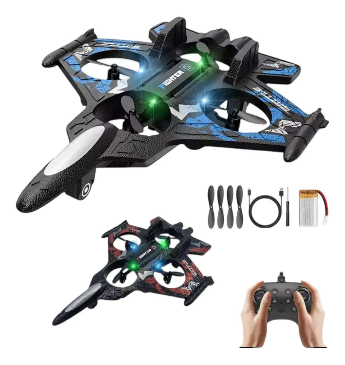 Juguete Avión acrobático a Control Remoto 360° Jet Starfighter®︎