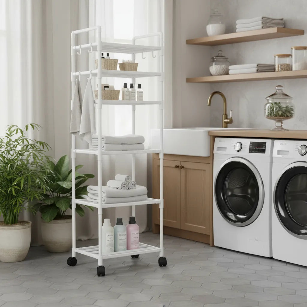 Organizador estante multiuso con ruedas giro 360°✨