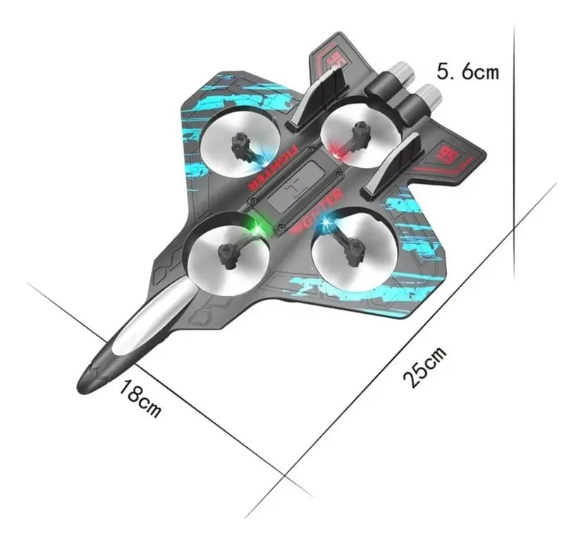 Juguete Avión acrobático a Control Remoto 360° Jet Starfighter®︎