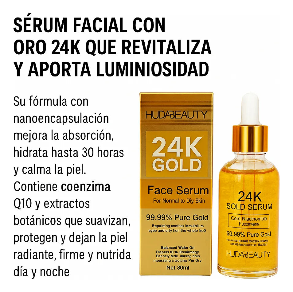 💎 Sérum Facial 24K Gold: El Secreto para una Piel Radiante y Joven⭐
