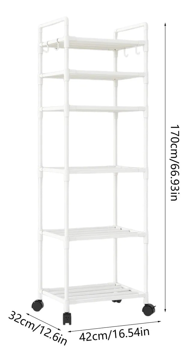 Organizador estante multiuso con ruedas giro 360°✨