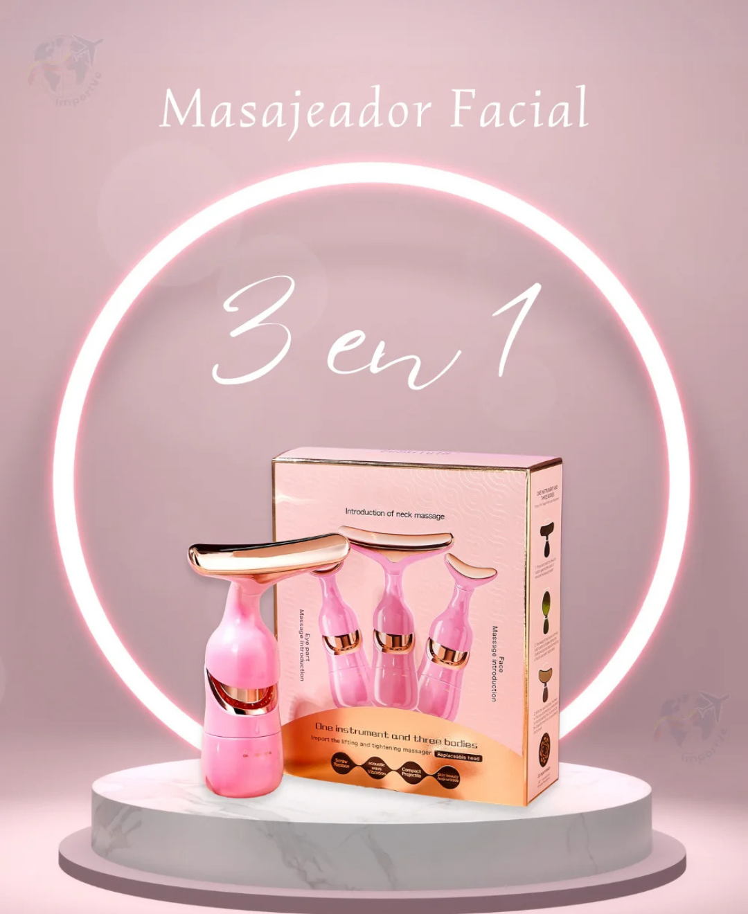 💖 Masajeador Facial 3 en 1: El Secreto de un Lifting Natural en Casa