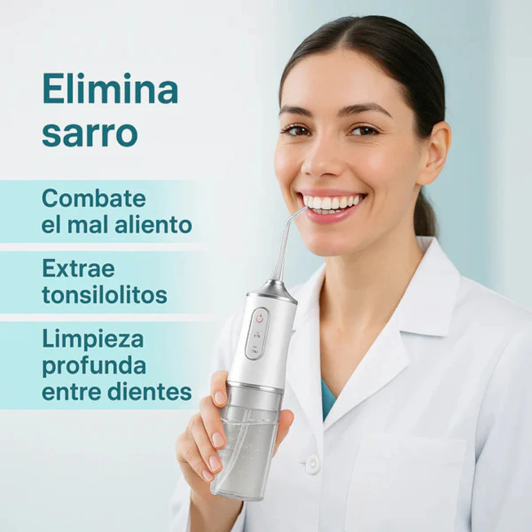 Irrigador Bucal Portátil Higiene Dental Limpiador🦷