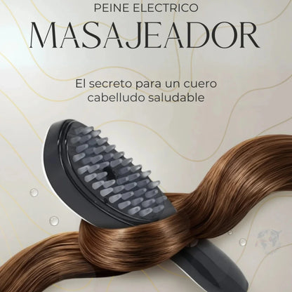 Peine masajeador con terapia capilar