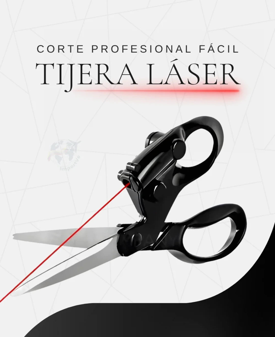 Tijera con medidor laser infrarrojo✂️
