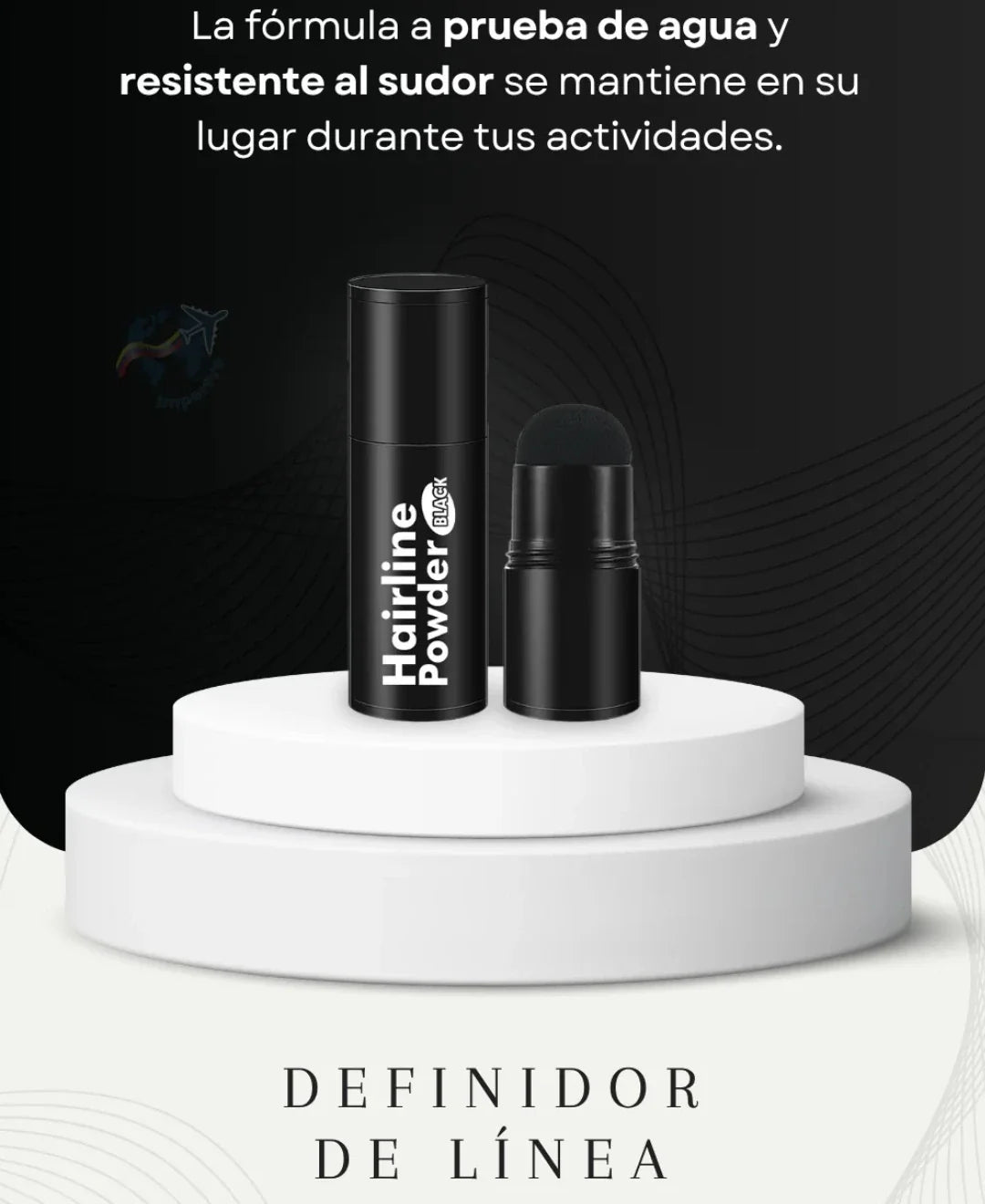 Cubre Canas instantáneo Hairline Powder®︎