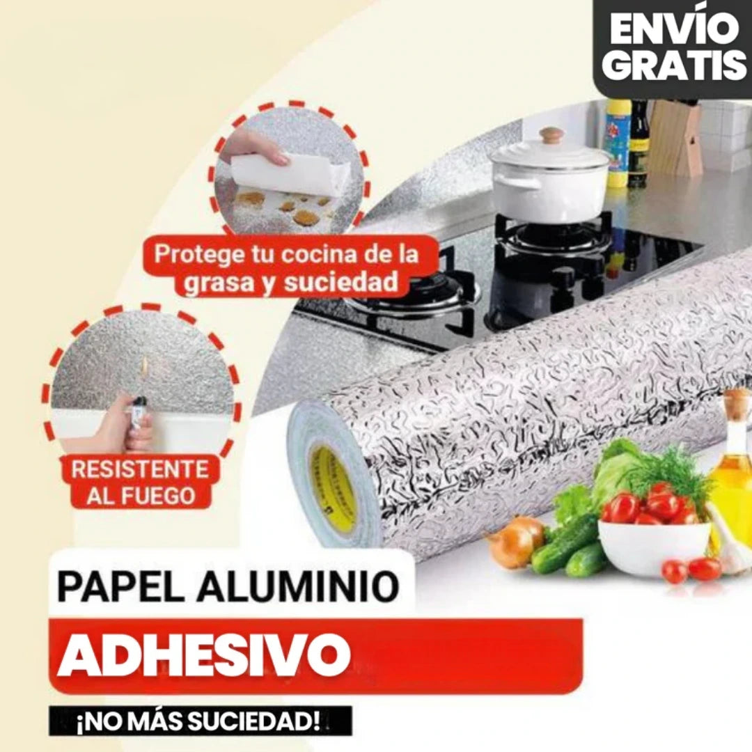 Papel Aluminio adhesivo ultra resistente✨✨