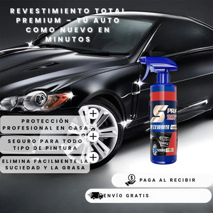 Spray Revestimiento Total Premium – Tu auto y moto como nuevo en minutos⭐