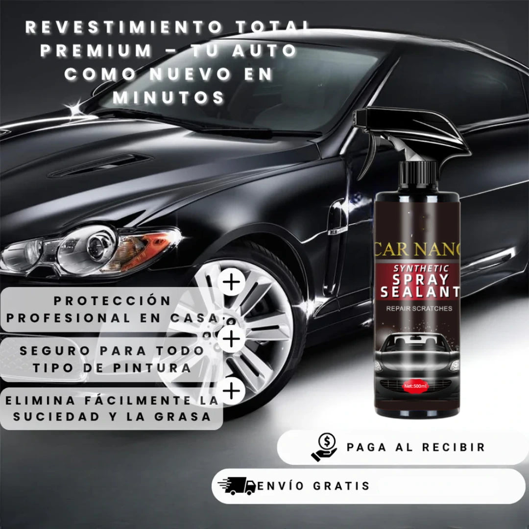 Spray Revestimiento Total Premium – Tu auto y moto como nuevo en minutos⭐