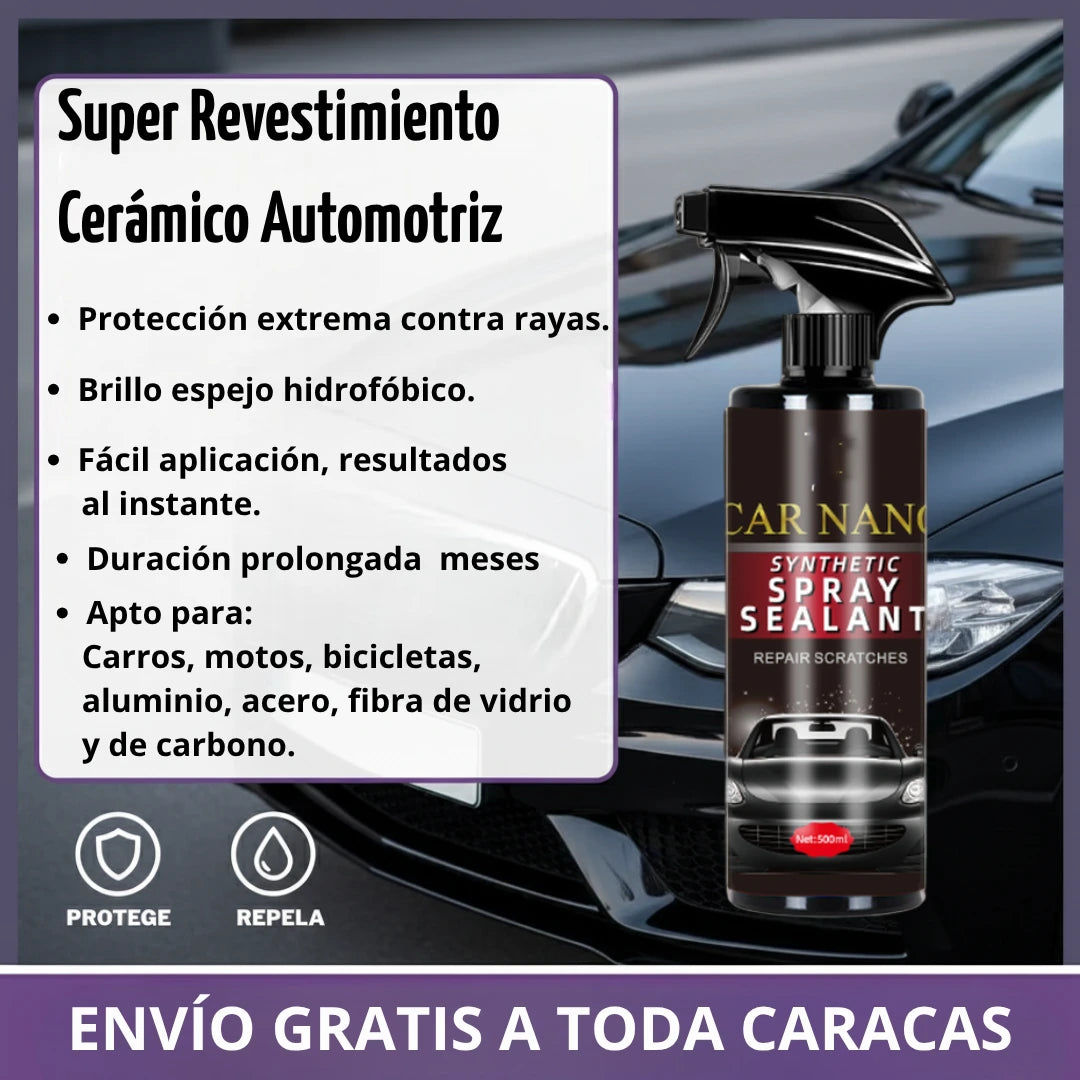Spray Revestimiento Total Premium – Tu auto y moto como nuevo en minutos⭐