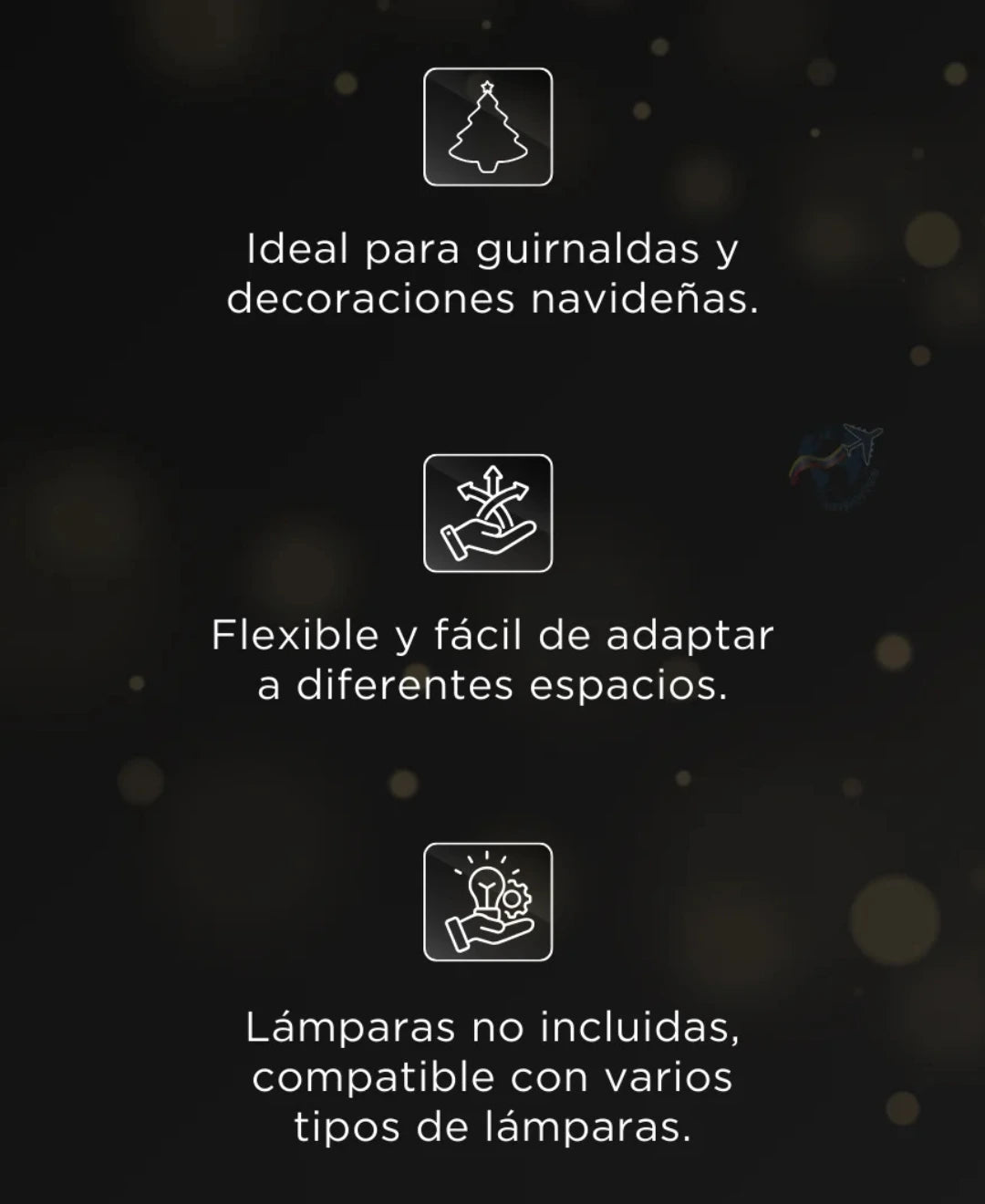 Guirnalda de bombillos 10mt 25 bombillos💡💡