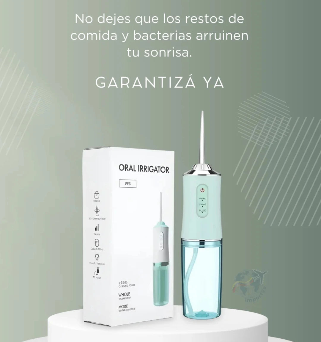 🦷¡Descubre la verdadera limpieza dental profunda! - Irrigador bucal✨