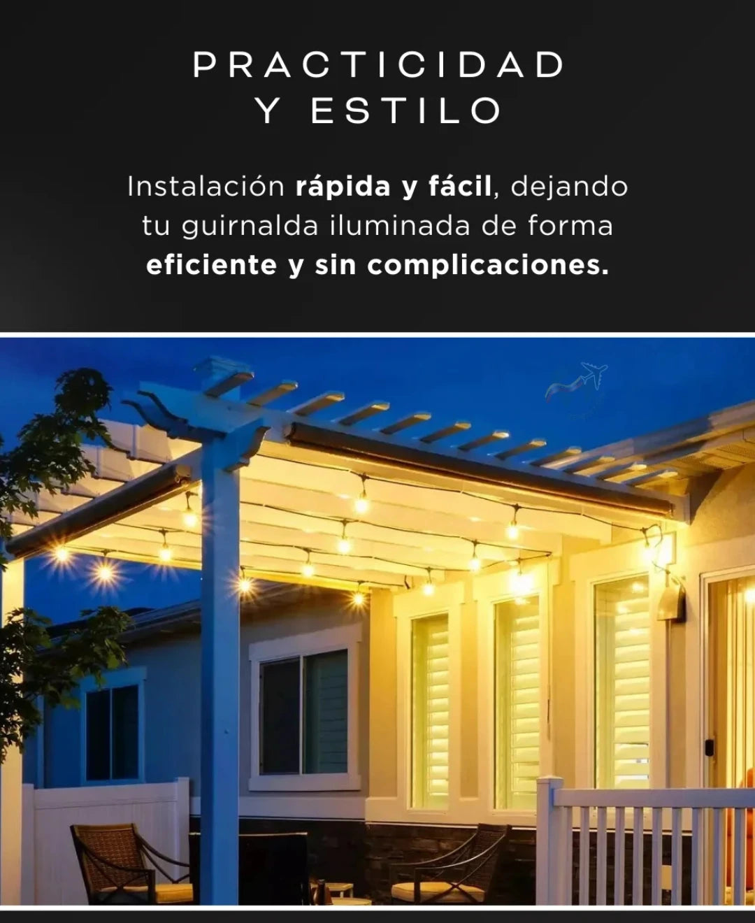 Guirnalda de bombillos 10mt 25 bombillos💡💡