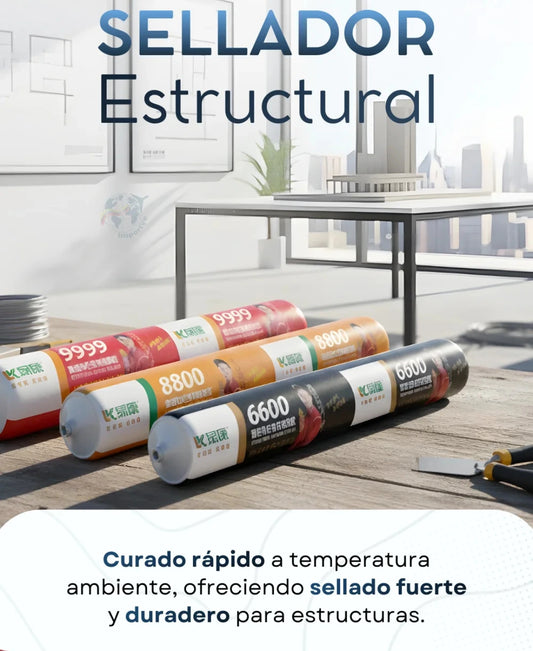 🛠️ Sellador Estructural de Silicona 590ml