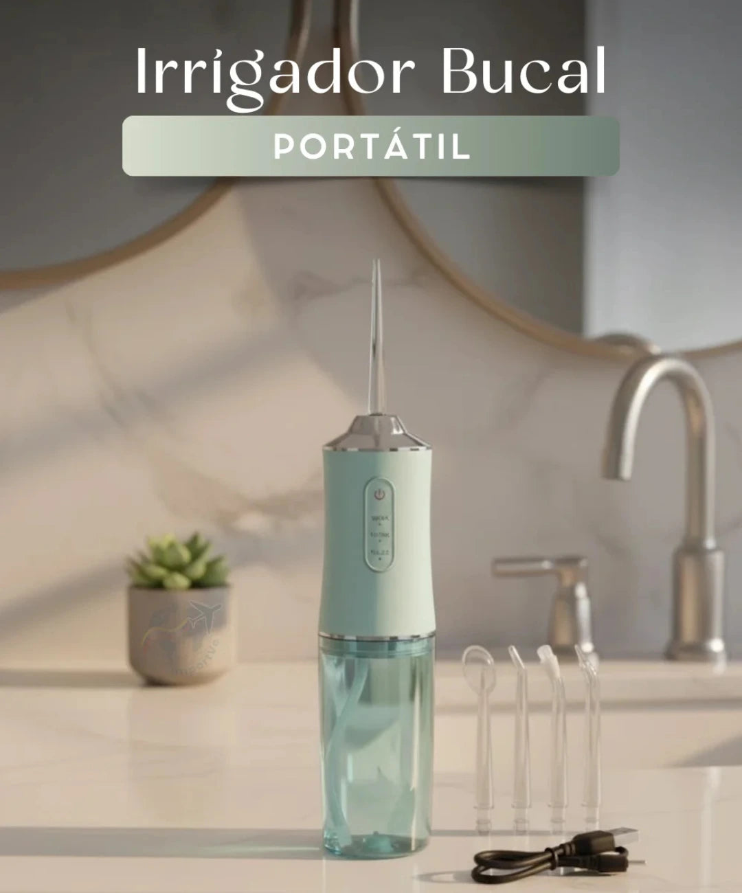 🦷¡Descubre la verdadera limpieza dental profunda! - Irrigador bucal✨