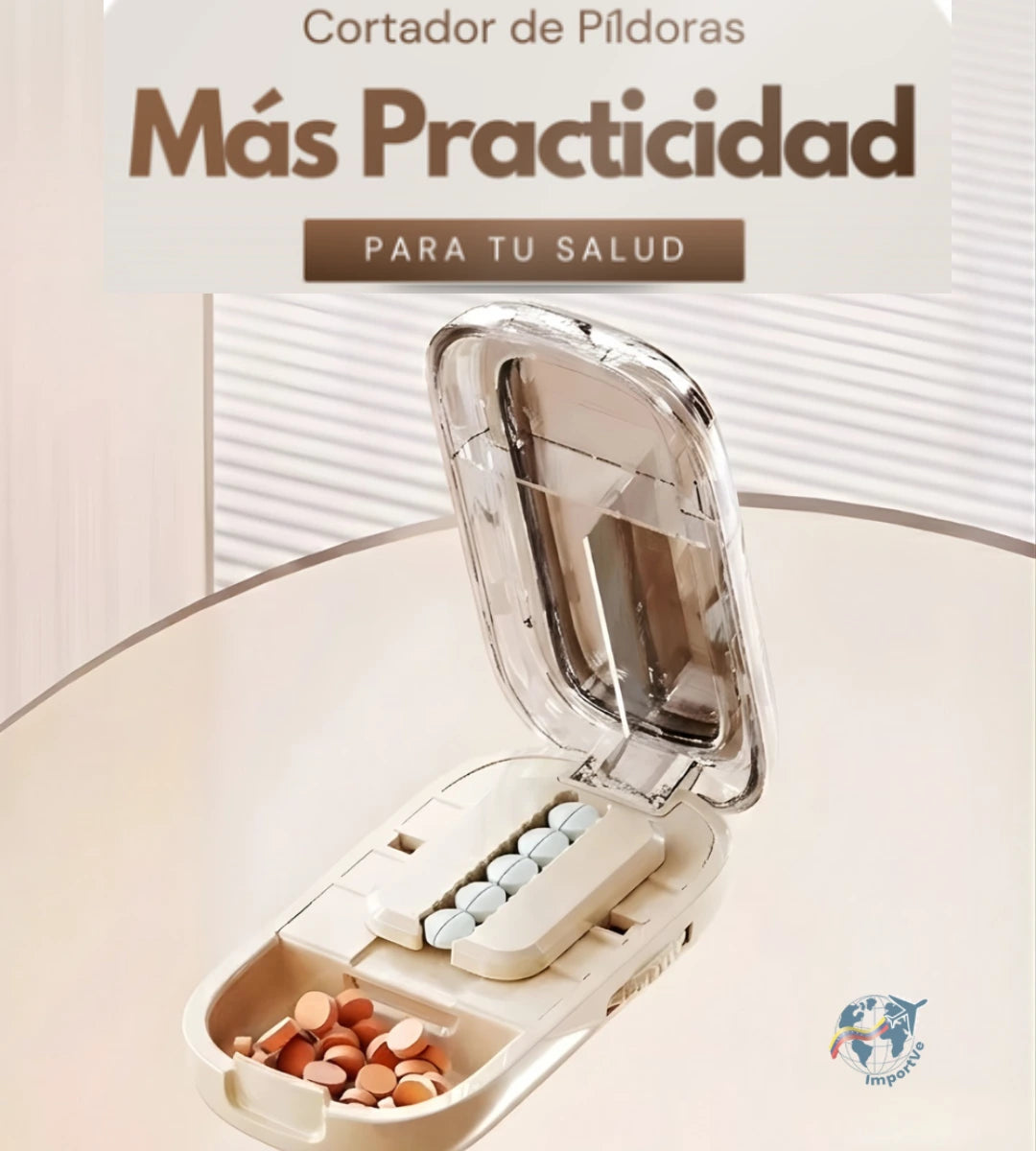 Organizador y picador de pastillas💊