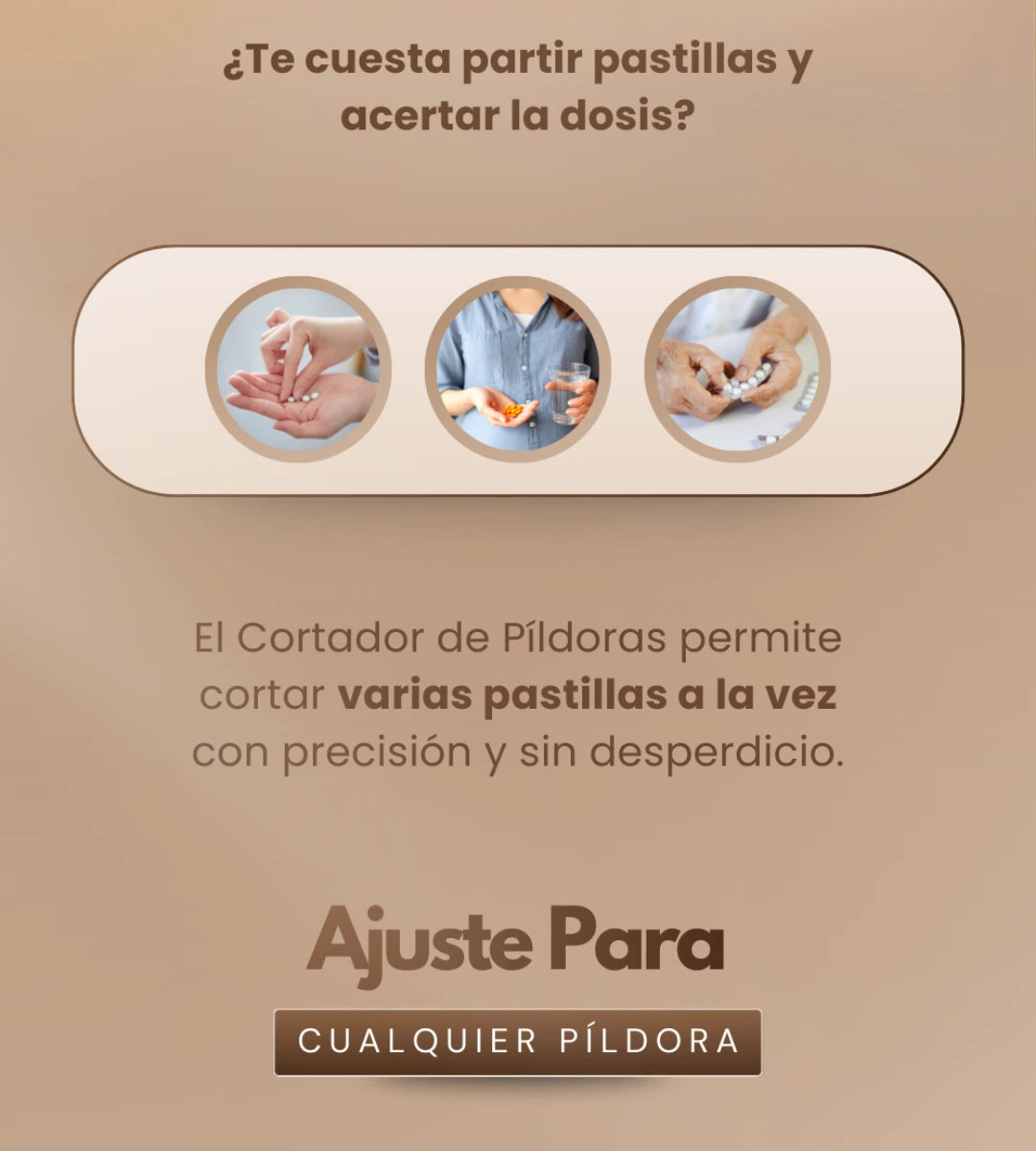 Organizador y picador de pastillas💊