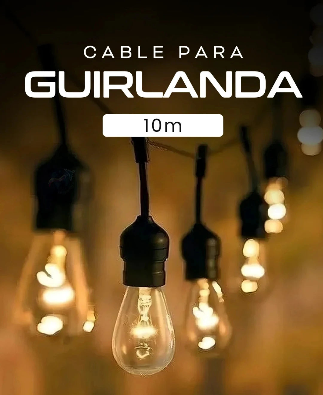 Guirnalda de bombillos 10mt 25 bombillos💡💡