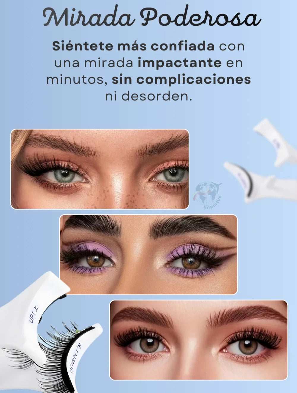 ✨ Pestañas Magnéticas Premium: ¡Mirada Impactante en Segundos y sin Pegamento!