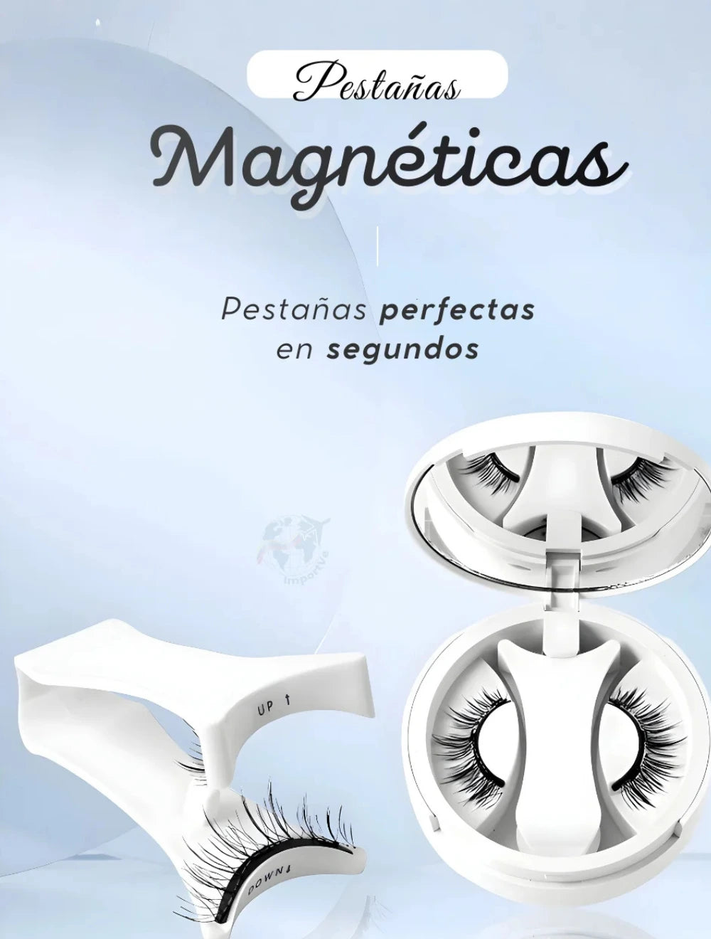 ✨ Pestañas Magnéticas Premium: ¡Mirada Impactante en Segundos y sin Pegamento!