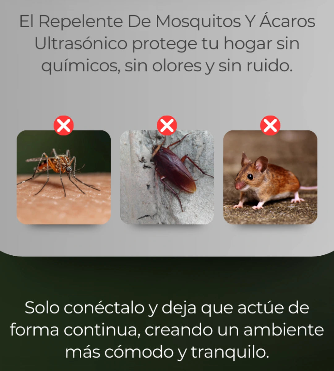 Repelente ultrasónico Pro®︎  nueva generación🦟🪳🚫