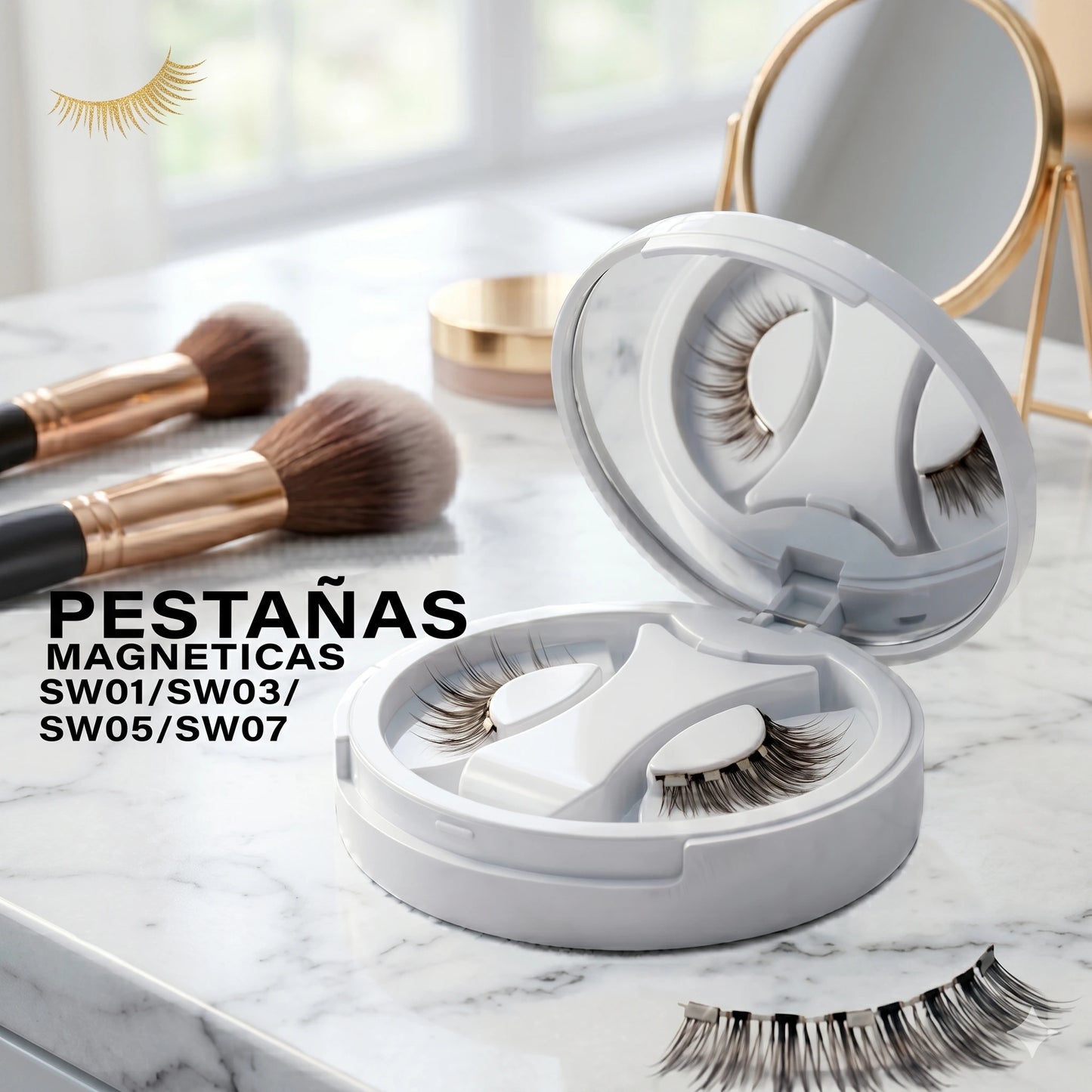 ✨ Pestañas Magnéticas Premium: ¡Mirada Impactante en Segundos y sin Pegamento!