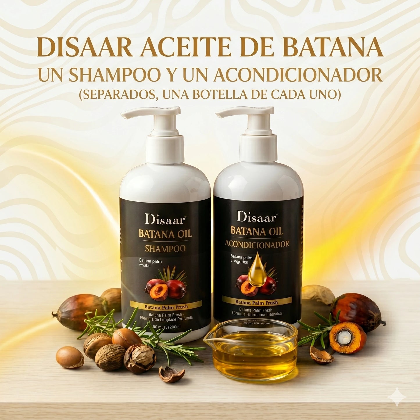 Shampoo y Acondicionador de Batana ✨🌿(2 x 1 ) Tratamiento Capilar🤎