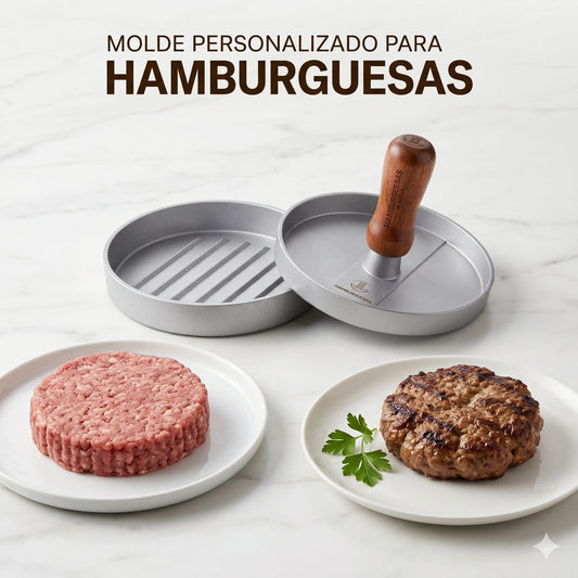 Molde Premium para Carne de Hamburguesa👩‍🍳🥩 Diámetro 11.5cm