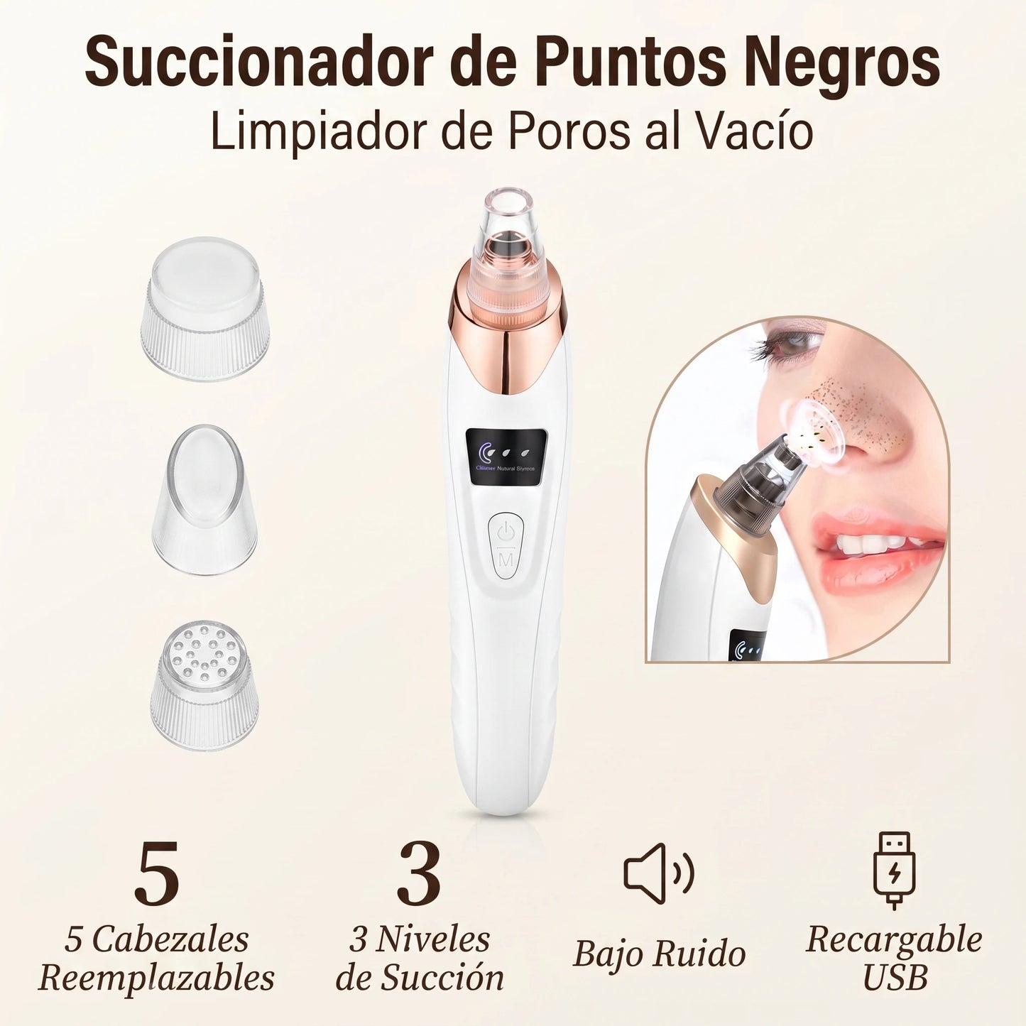 Succionador y Removedor de Puntos Negros✨