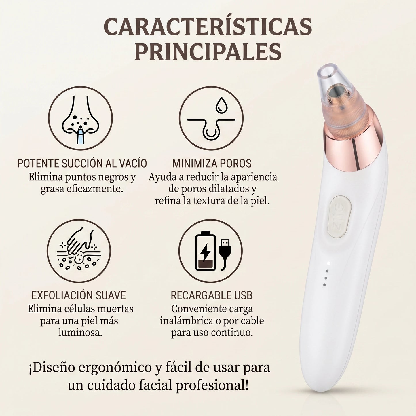 Succionador y Removedor de Puntos Negros✨