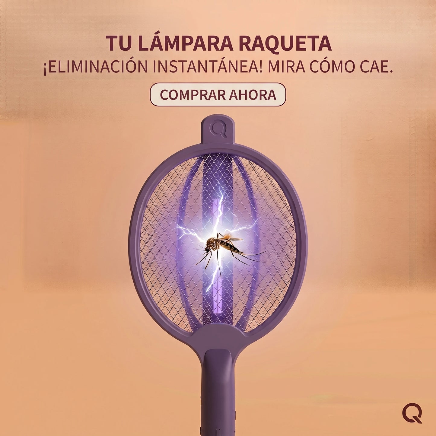 Lampara Raqueta Repelente De Mosquitos🦟⚡️