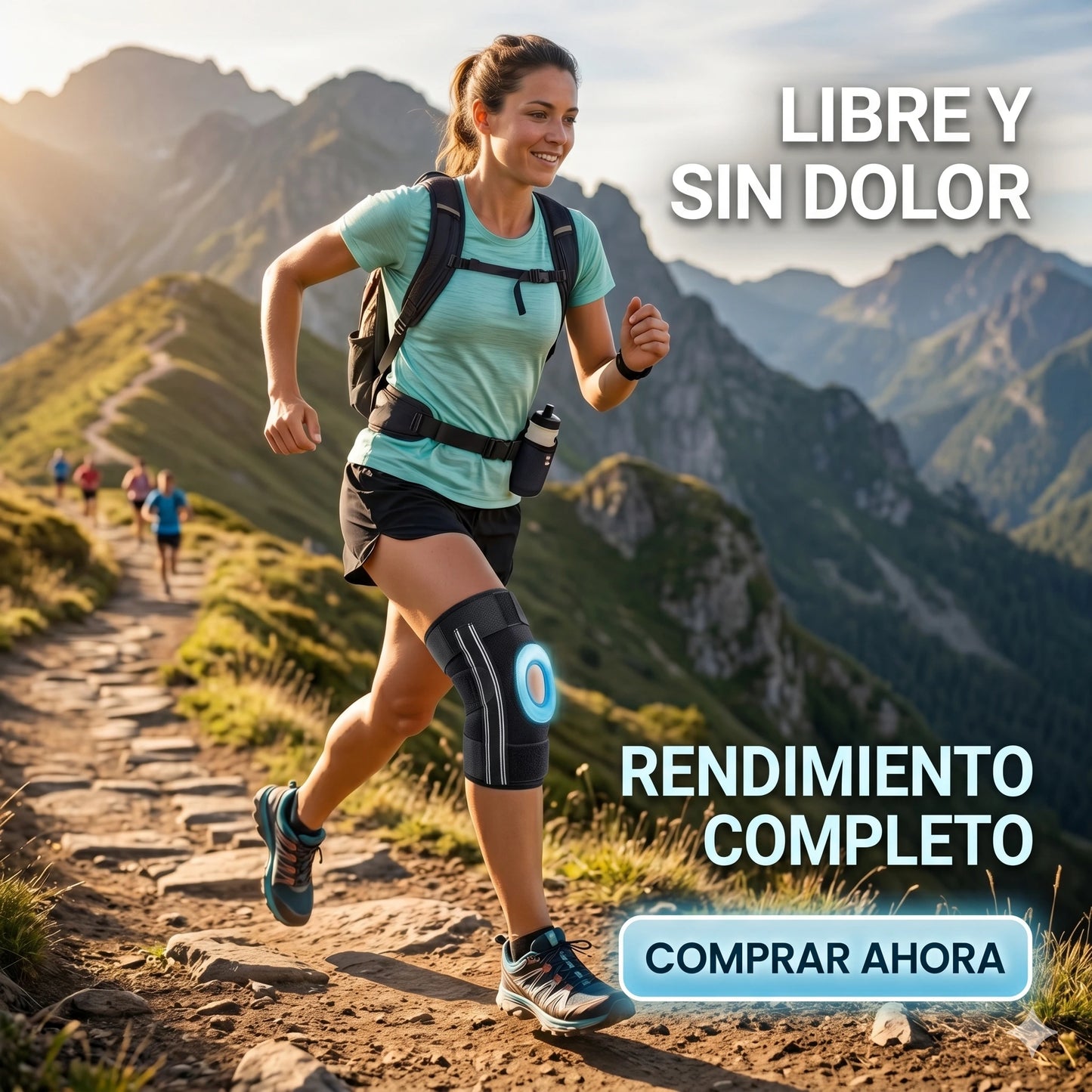 Libertad de Movimiento Sin Dolor🏃‍♂️✨ Rodillera con Soporte de Gel para la Rótula