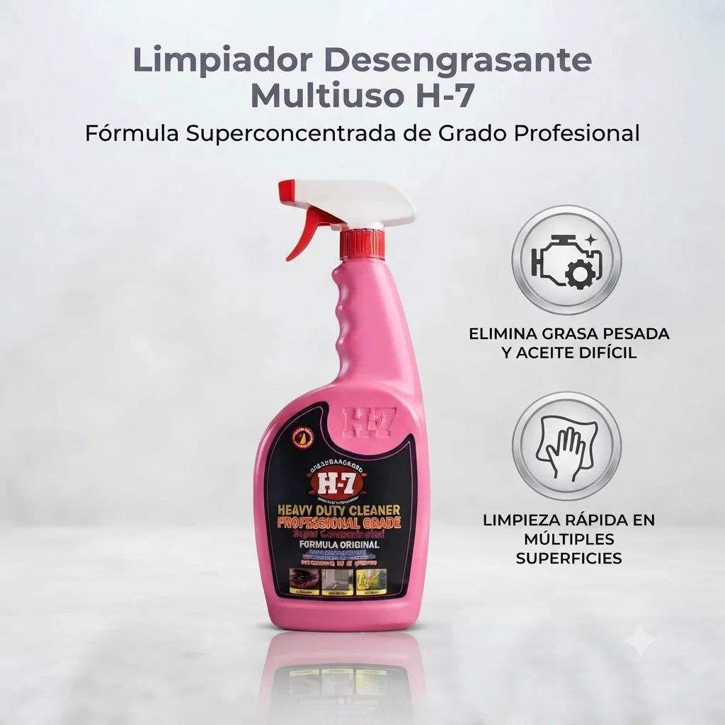 Potente Desengrasante Multiuso H-7®︎
