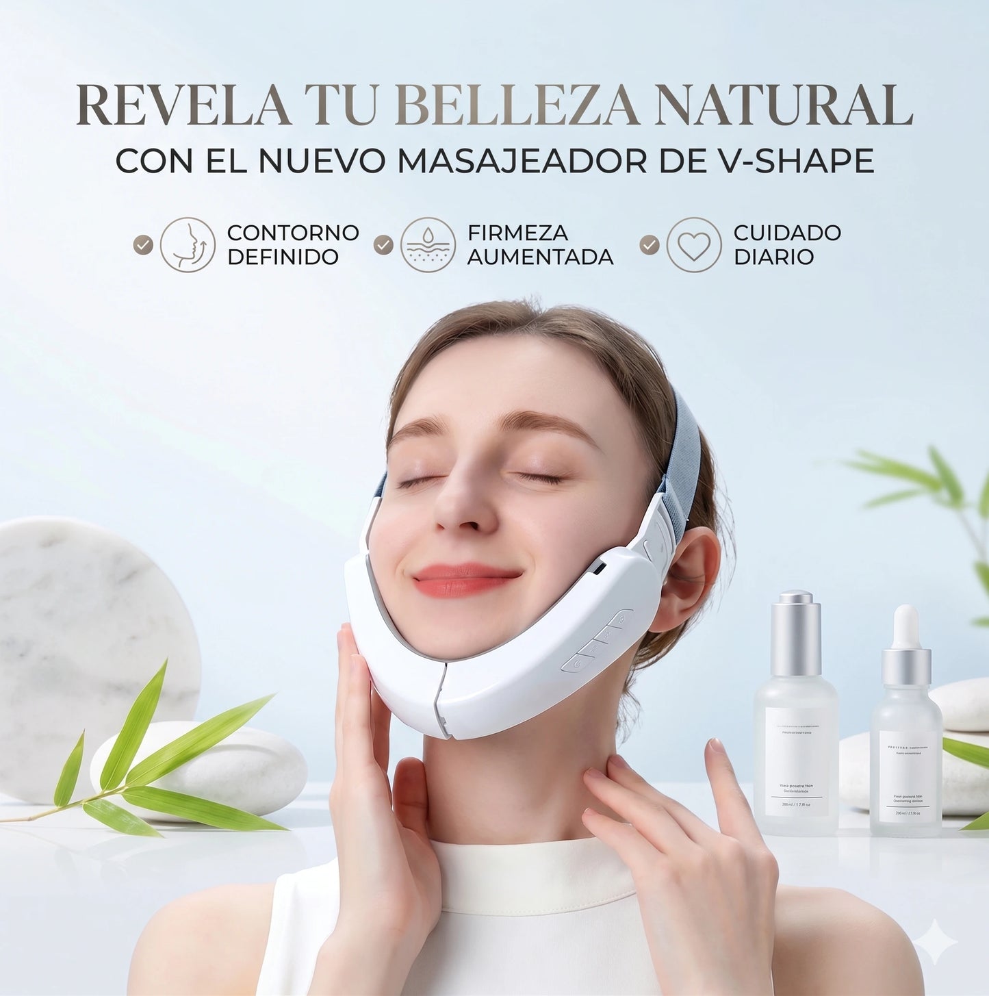 Masajeador Facial Mentonera Reductor de Papada✨