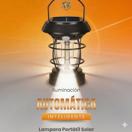 💡 ¡NUNCA MÁS TE QUEDES A OSCURAS! Lámpara con Panel Solar Inteligente☀️