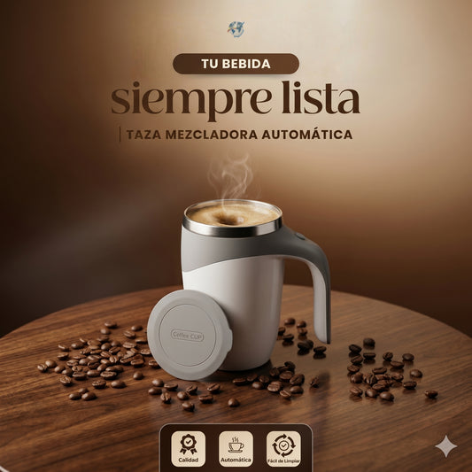 ¡Dile adiós a las cucharillas y a los grumos para siempre! ☕✨ Taza Mezcladora Recargable
